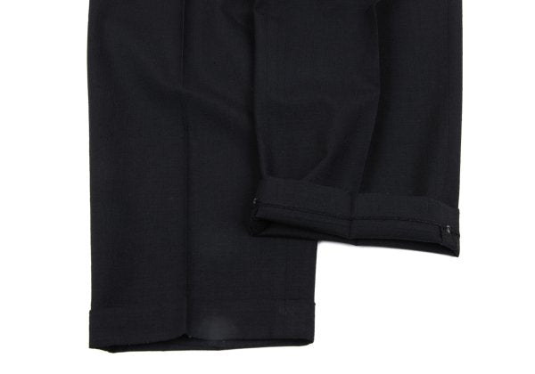 COMME des GARCONS HOMME Nep Grid Weave Pants Black Size S