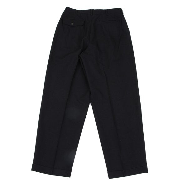 COMME des GARCONS HOMME Nep Grid Weave Pants Black Size S