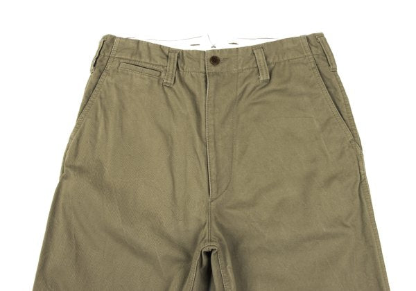 COMME des GARCONS HOMME Washed Cotton Pants Beige Size S