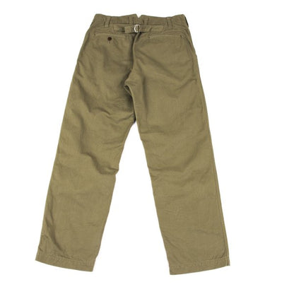 COMME des GARCONS HOMME Washed Cotton Pants Beige Size S