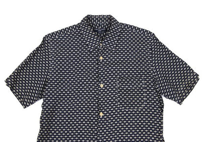 COMME des GARCONS HOMME Rayon All-Over T-Shirt Navy Size L