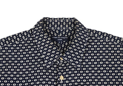 COMME des GARCONS HOMME Rayon All-Over T-Shirt Navy Size L