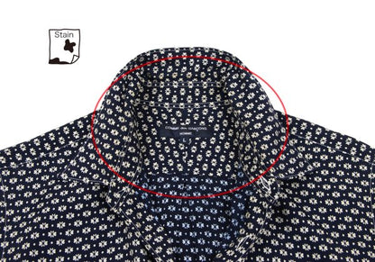 COMME des GARCONS HOMME Rayon All-Over T-Shirt Navy Size L