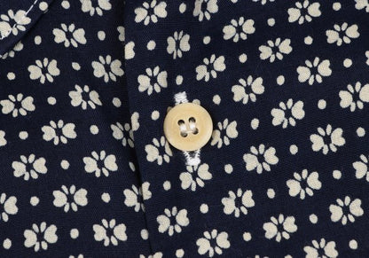 COMME des GARCONS HOMME Rayon All-Over T-Shirt Navy Size L