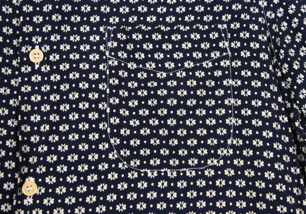 COMME des GARCONS HOMME Rayon All-Over T-Shirt Navy Size L