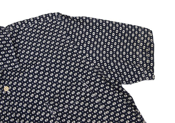 COMME des GARCONS HOMME Rayon All-Over T-Shirt Navy Size L