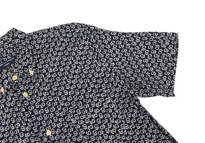 COMME des GARCONS HOMME Rayon Floral S/S Shirt Navy Size L