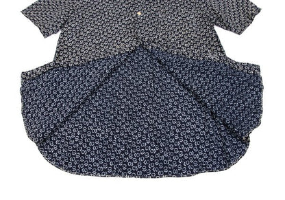 COMME des GARCONS HOMME Rayon Floral S/S Shirt Navy Size L