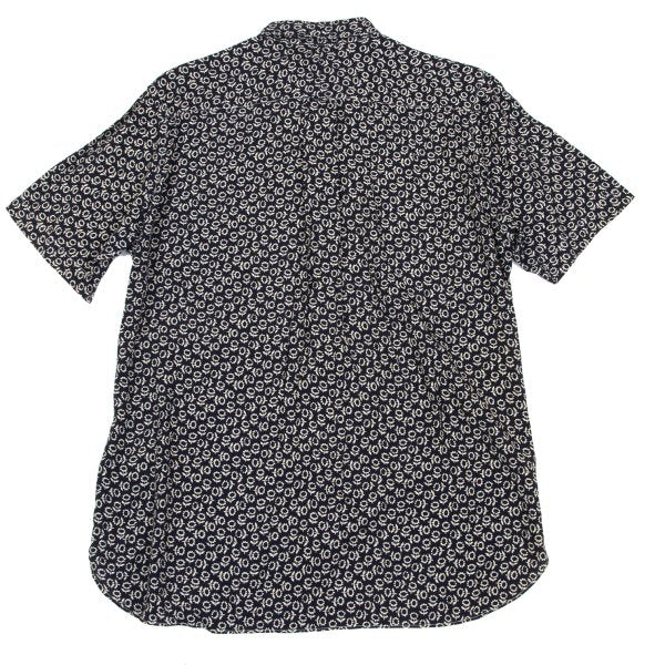 COMME des GARCONS HOMME Rayon Floral S/S Shirt Navy Size L