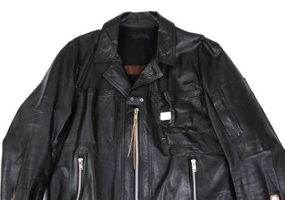 UNDERCOVER ISM 10SS Paneled Design Jacket Black Size 3