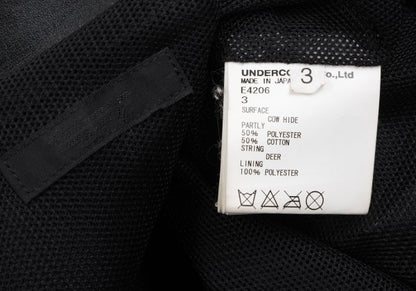 UNDERCOVER ISM 10SS Paneled Design Jacket Black Size 3