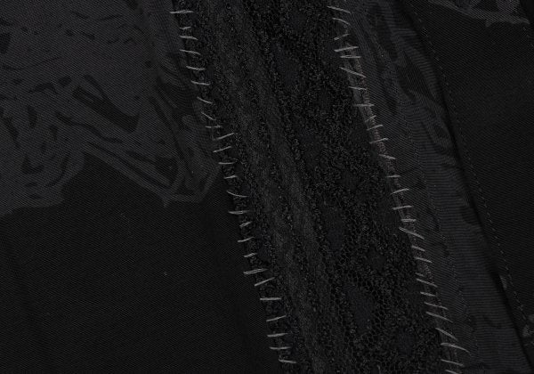 UNDERCOVER ISM SCAB 03SS Raw Edge Stitch Shirt Black Size L
