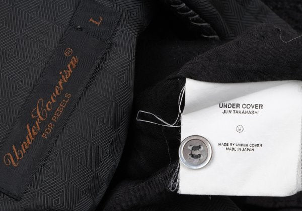 UNDERCOVER ISM SCAB 03SS Raw Edge Stitch Shirt Black Size L