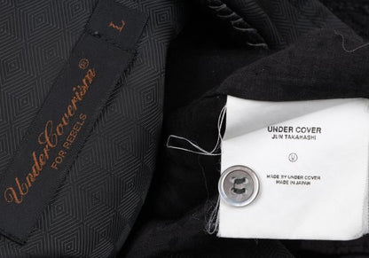 UNDERCOVER ISM SCAB 03SS Raw Edge Stitch Shirt Black Size L