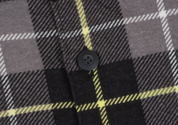 UNDERCOVER CHAOTIC DISCORD 01SS Gray Check Shirt Size M