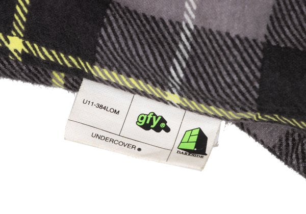 UNDERCOVER CHAOTIC DISCORD 01SS Gray Check Shirt Size M