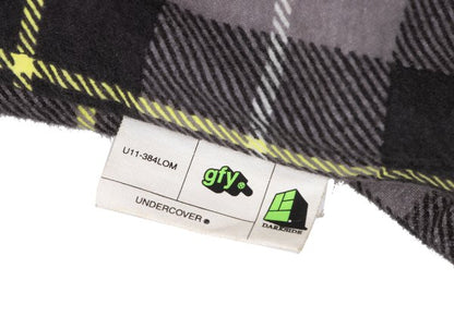 UNDERCOVER CHAOTIC DISCORD 01SS Gray Check Shirt Size M