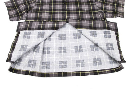 UNDERCOVER CHAOTIC DISCORD 01SS Gray Check Shirt Size M