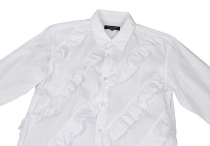 COMME des GARCONS HOMME PLUS 15AW Bias Shirt White Size XS