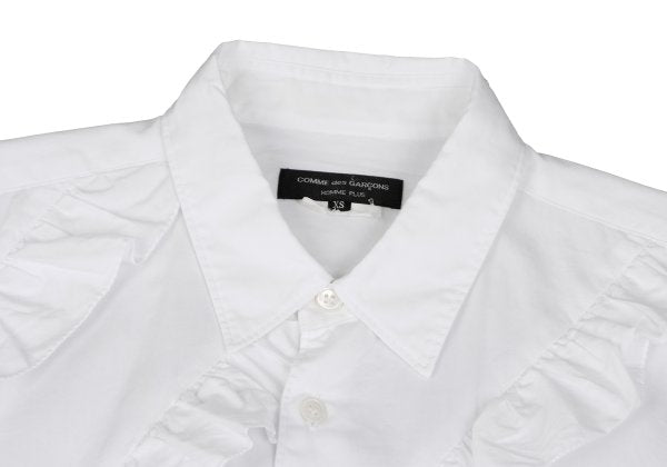 COMME des GARCONS HOMME PLUS 15AW Bias Shirt White Size XS