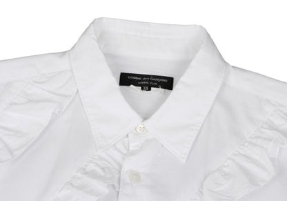 COMME des GARCONS HOMME PLUS 15AW Bias Shirt White Size XS