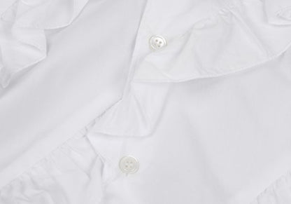 COMME des GARCONS HOMME PLUS 15AW Bias Shirt White Size XS