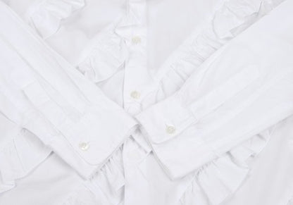 COMME des GARCONS HOMME PLUS 15AW Bias Shirt White Size XS