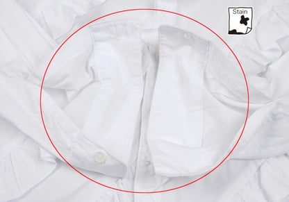 COMME des GARCONS HOMME PLUS 15AW Bias Shirt White Size XS