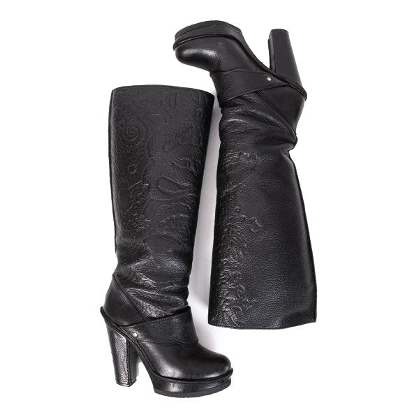 Jean Paul GAULTIER Dragon Boots Black Size 37 (23.5cm)