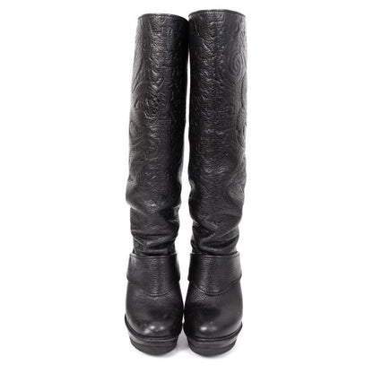 Jean Paul GAULTIER Dragon Boots Black Size 37 (23.5cm)