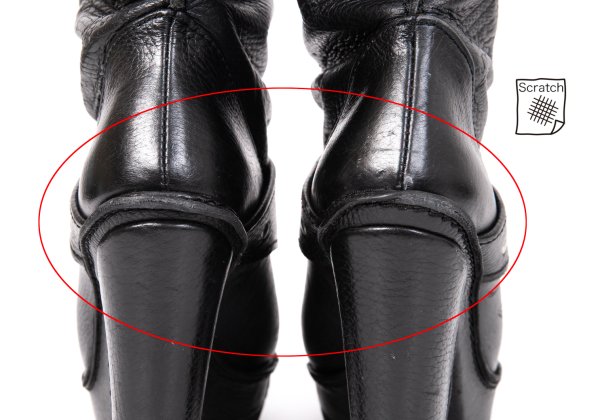 Jean Paul GAULTIER Dragon Boots Black Size 37 (23.5cm)