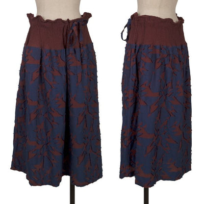 ISSEY MIYAKE me Cauliflower Geometric Skirt Brown Size F