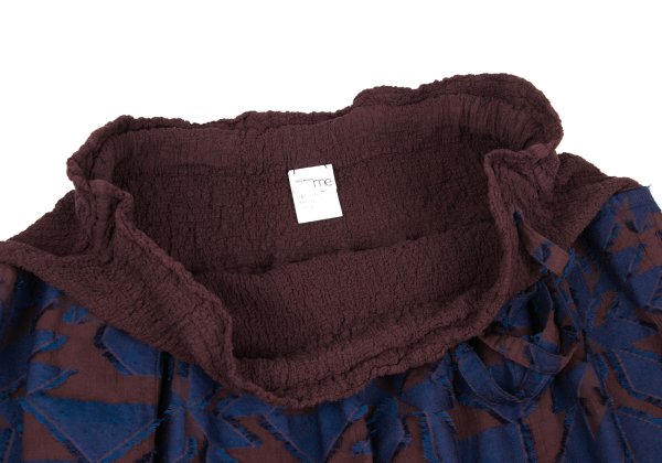 ISSEY MIYAKE me Cauliflower Geometric Skirt Brown Size F
