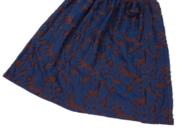 ISSEY MIYAKE me Cauliflower Geometric Skirt Brown Size F