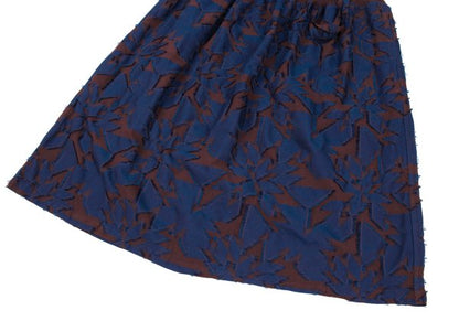 ISSEY MIYAKE me Cauliflower Geometric Skirt Brown Size F