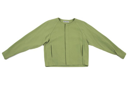 ISSEY MIYAKE 22SS Poly Blend Jacket Yellow-Green Size 2