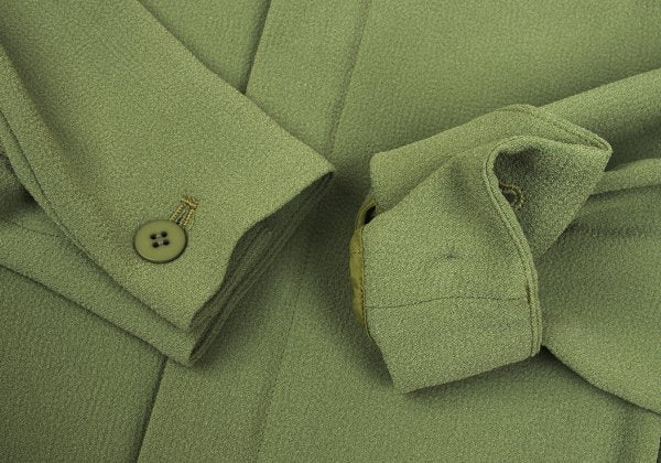 ISSEY MIYAKE 22SS Poly Blend Jacket Yellow-Green Size 2