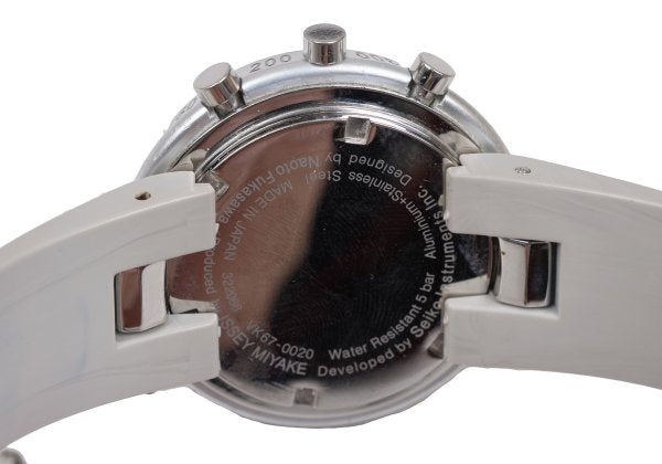 ISSEY MIYAKE TRAPEZOID Naoto Fukasawa Watch Gray