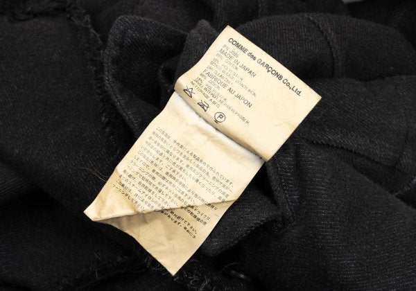 COMME des GARCONS HOMME PLUS 04AW Dyed Jacket Black Size M