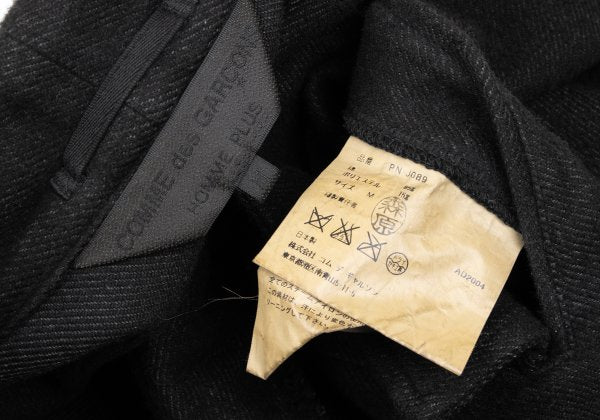 COMME des GARCONS HOMME PLUS 04AW Dyed Jacket Black Size M