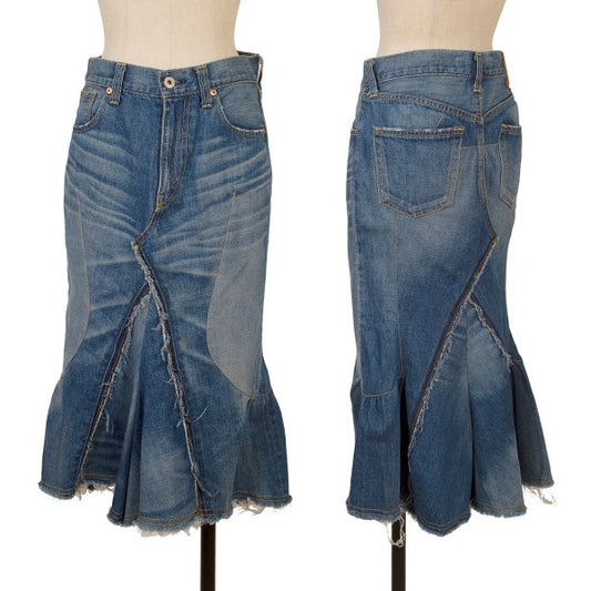 JUNYA WATANABE COMME des GARCONS 09SS Skirt Indigo Size XS