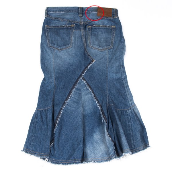 JUNYA WATANABE COMME des GARCONS 09SS Skirt Indigo Size XS