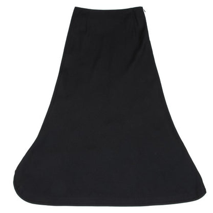 Yohji Yamamoto NOIR Dot Check Wool Flare Skirt Black Size 1