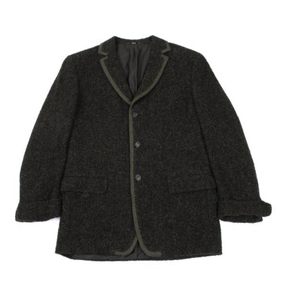 GIANFRANCO FERRE Alpaca Pile 3B Jacket Khaki Size 54