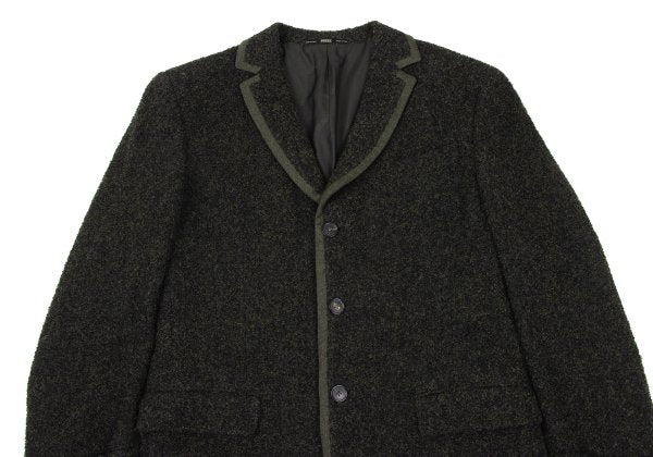 GIANFRANCO FERRE Alpaca Pile 3B Jacket Khaki Size 54
