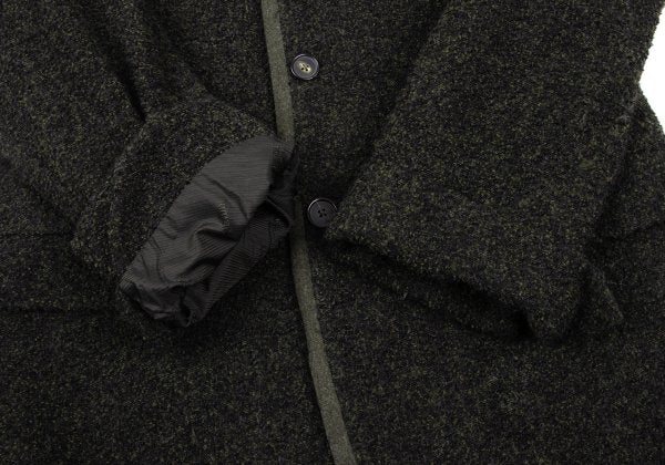 GIANFRANCO FERRE Alpaca Pile 3B Jacket Khaki Size 54