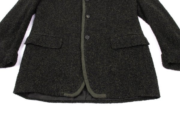 GIANFRANCO FERRE Alpaca Pile 3B Jacket Khaki Size 54