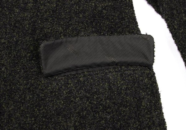 GIANFRANCO FERRE Alpaca Pile 3B Jacket Khaki Size 54