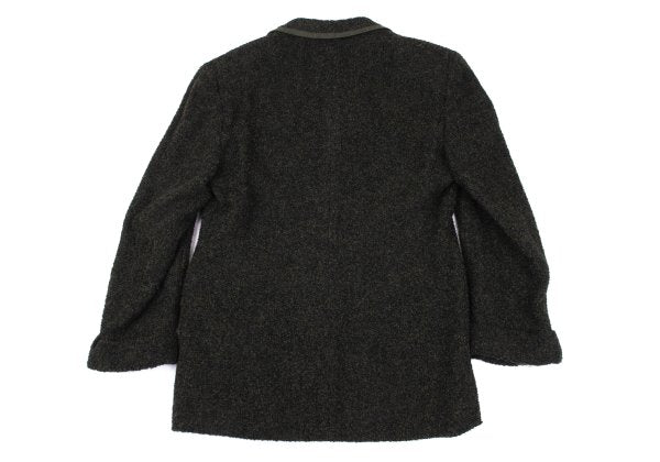 GIANFRANCO FERRE Alpaca Pile 3B Jacket Khaki Size 54