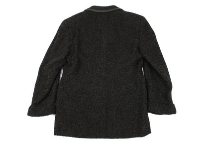 GIANFRANCO FERRE Alpaca Pile 3B Jacket Khaki Size 54